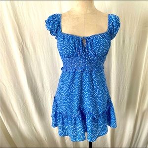 Hello Molly blue mini dress size S